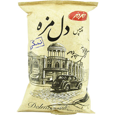 چیپس دل مزه نمکی 90 گرم 